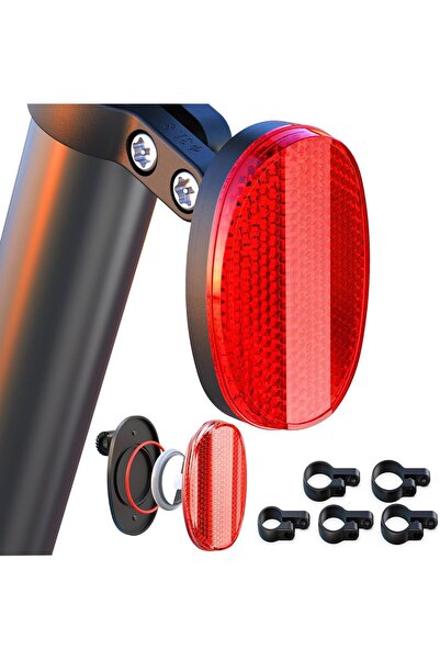 Generic حامل دراجة Airtag مخفي - مقاوم للماء - عاكس مضاد للسرقة - حامل عمود ا...