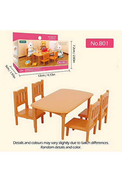 Choice1 B01 1:12 Forest Family Dollhouse Furniture Montessori Miniature Doll ...