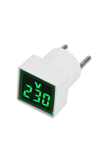 Choice3 جهاز قياس الفولتية الرقمي المربع الأخضر (قطعة واحدة) مزود بشاشة LED و...