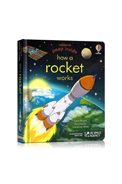 Choice3 Rocket Usborne Peep Inside How Works Series Scientific Knowledge Lear...