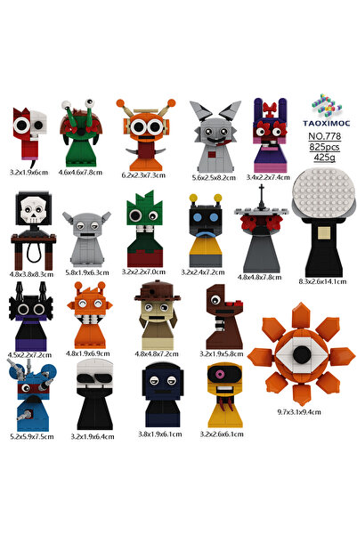 Choice17 مجموعة بناء من 778-825 قطعة: أورين، رادي، كلوكر، فن بوت، اصنعها بنفس...