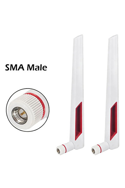 Choice5 قطعتان من هوائيات واي فاي ثنائية النطاق 2.4 جيجاهرتز/5.8 جيجاهرتز، 12...