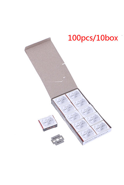 Choice ١٠٠ قطعة من شفرات الفولاذ البديلة لإزالة الجلد الميت والجلد المتصلب من...