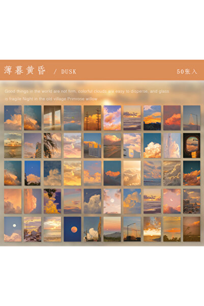 Choice9 S Yoofun 50 ورقة من ملصقات القرطاسية ذات المناظر الطبيعية واللوحات ال...