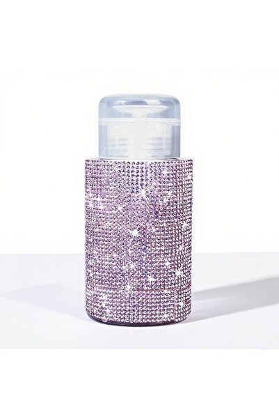 Choice3 زجاجة مزيل طلاء أظافر سائل قابلة لإعادة التعبئة سعة 200 مل، لونها بنف...