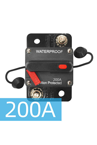 Choice8 Type A-200A 1PC Circuit Breaker Manual Reset Waterproof Circuit Break...