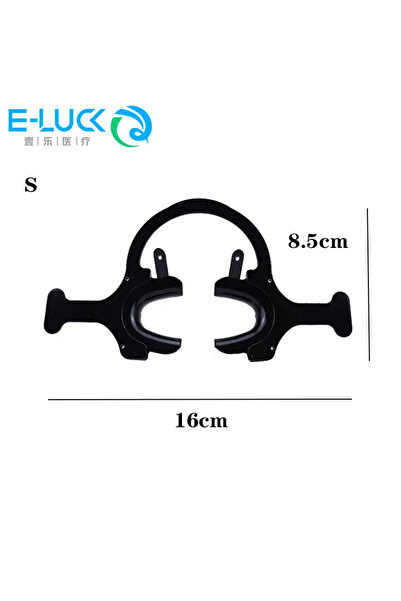 Choice5 أداة تقويم أسنان سوداء صغيرة الحجم (قطعة واحدة) لفتح الفم وسحب الخدين...
