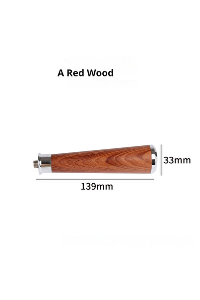 Choice7 A red wood M10 Portafilter Handle Solid Wooden Handle For Espresso Po...