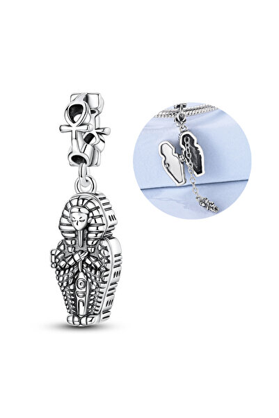 Choice11 KTC1962 Original 925 Silver Charms Openable Matryoshka Dolls Suitcas...