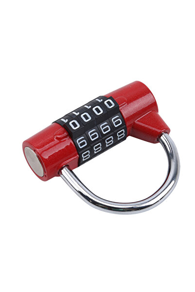 Choice3 قفل أمان متعدد الوظائف أحمر اللون، مكون من 4 أرقام، مناسب لأبواب خزائ...
