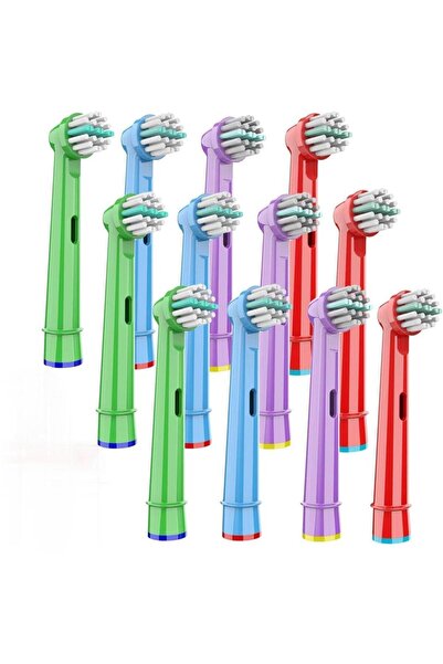 choice2 12 قطعة من رؤوس فرشاة أسنان بديلة للأطفال (4/8/12 بوصة) من ستيجز باور...