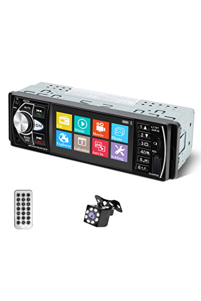 choice2 With 8 LED Camera Hippcron Car Radio 1 Din Autoradio 4022D Bluetooth ...