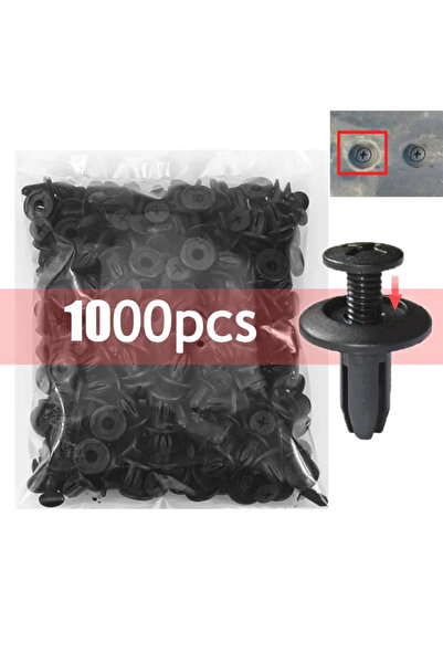 choice2 1000 قطعة من مسامير تثبيت بلاستيكية لألواح تزيين أبواب السيارات، بفتح...