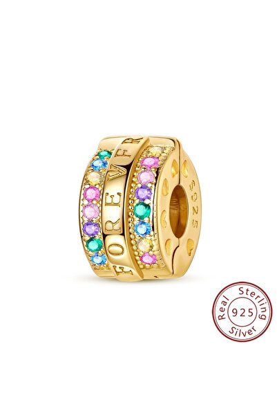 Choice22 KTC506-GD خرزات فضية أصلية عيار 925 بتصميمات الحب والعائلة والأجنحة ...