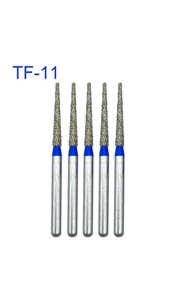 Choice12 TF-11 5pcs/pack FG Dia 1.6MM Dental Drills High Speed Handpiece Diam...