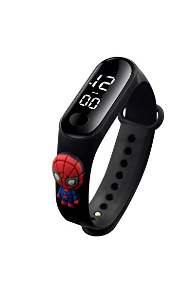 Choice6 Black-zzx-W 3D Cartoon Spiderman Kids Watches for Children Sports Bra...