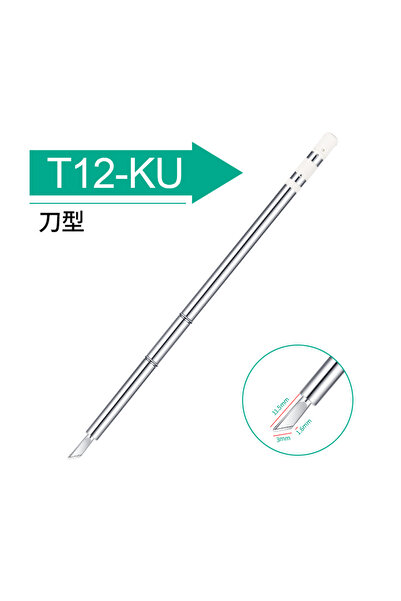 Choice13 T12-KU T12 Electric Soldering Iron Tips T12-K B2 BL I ILS JL02 D24 K...