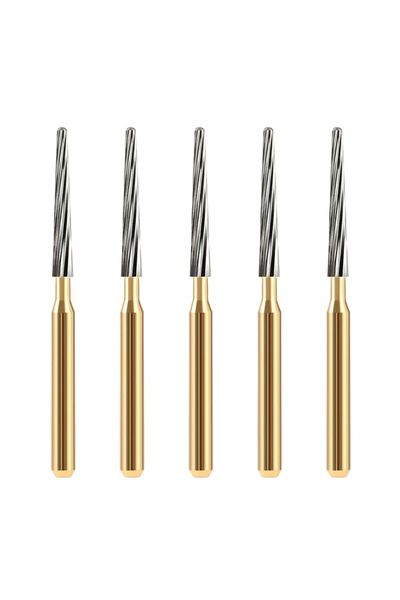 Choice FG7714 5pcs Dental Tungsten Carbide Burs Bur Drill for High Speed Hand...