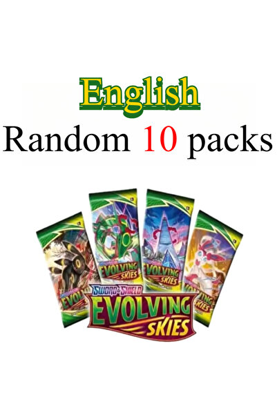 Choice10 ١٠ عبوات من بطاقات بوكيمون - ١٠ عبوات، برايت ستارز، ١٥١ تطورًا بريزم...
