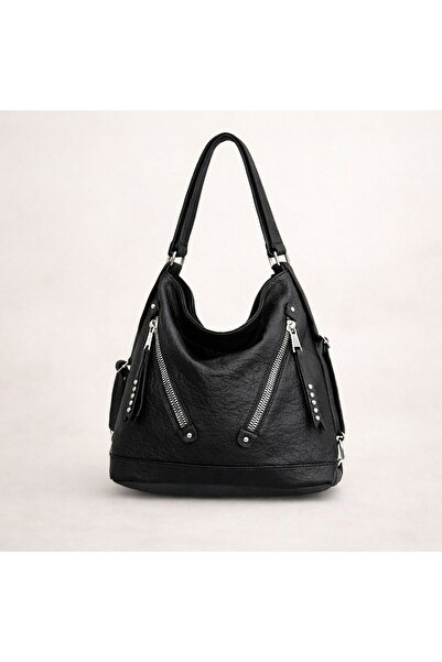 BRN BAGS YENİ İTAL ŞIK ZARİF ÇOK GÖZLÜ YUMUŞAK DERİ OMUZ SIRT ÇAPRAZ KULLANIMLI