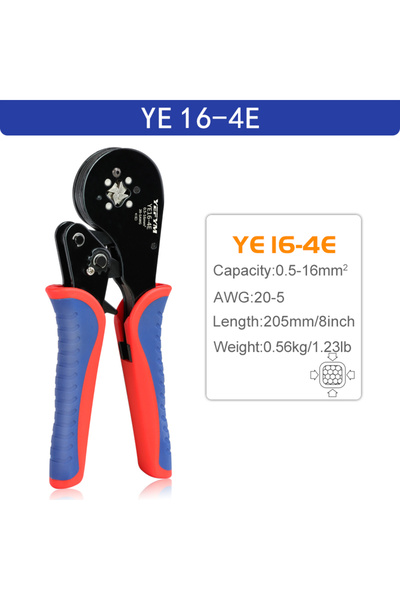Choice5 YE 16-4E Crimping Pliers Ferrule Sleeves Tubular Terminal Tools HSC8 ...