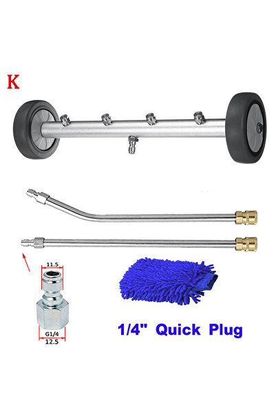 Choice12 منظف ​​الهيكل السفلي Quick Plug-K (1-4) - مكنسة مائية لغسيل هيكل الس...