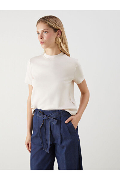 LC Waikiki Tricou pentru femei Özmarka New Season guler ridicat