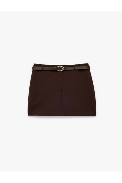 Koton Belt Detailed Mini Short Skirt