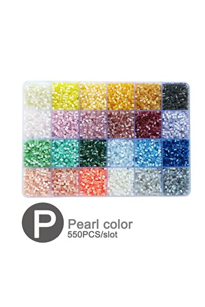 Choice5 مجموعة خرز يانتجويت الصغيرة 2.6 مم، 13200 قطعة، 24 لونًا/علبة، خرز ها...