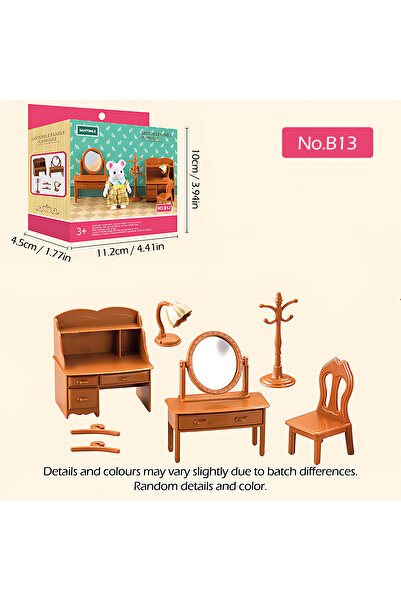 Choice13 B13 1:12 Forest Family Dollhouse Furniture Montessori Miniature Doll...