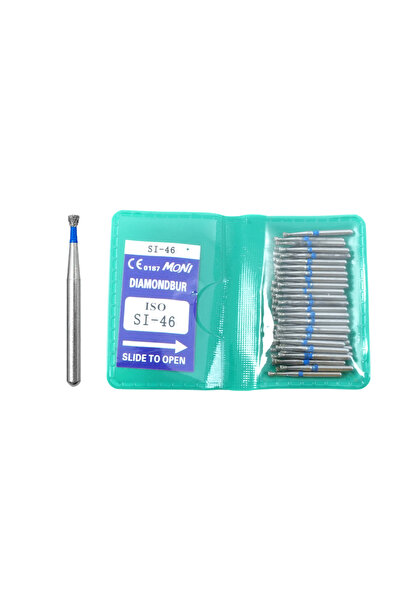 Choice8 SI-46 50Pcs/Bag Dental Diamond High Speed Burs for Polishing Smoothin...