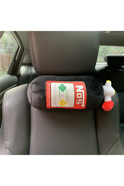 Choice11 وسادة رقبة سوداء بتصميم إبداعي لمقعد السيارة، مسند رأس، وبري ، وسادة...