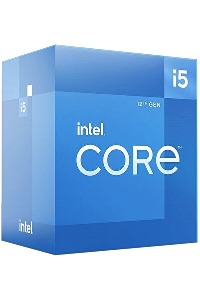 Intel Core i5 12400F BOX 2.5 GHz 4.4 GHz 18MB LGA1700P VGAsız Fanlı Kutulu 12...