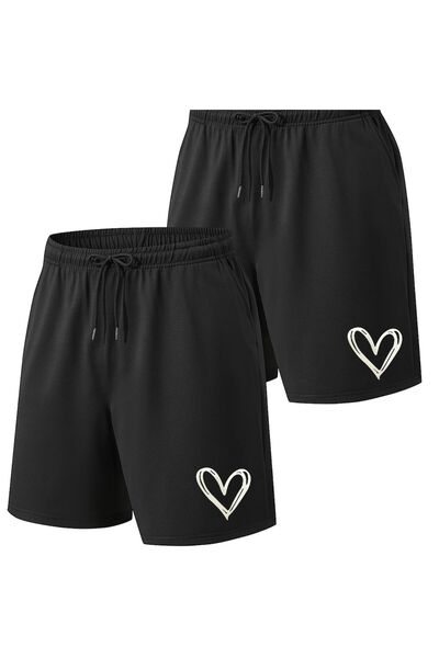 Eşofmancım Unisex Summer Thin Printed Short Shorts