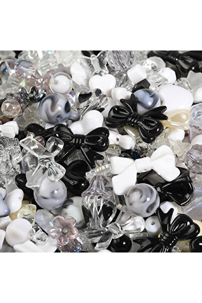 Choice8 Other Mixed Black 50g 50g/pack Mixed Style Mixed Color Acrylic Loose ...