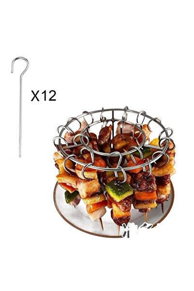 Choice1 12 Stainless Steel Vertical Grill Rack Detachable String Grill Vertic...