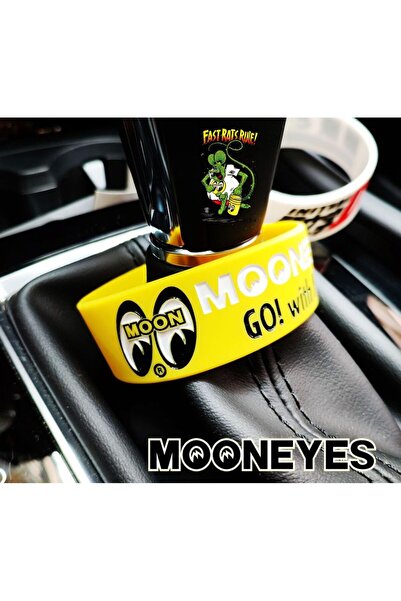 Choice3 D Mooneyes Big Eyes Car Gear Shift Kit Initial D Wristband Kumamoto B...