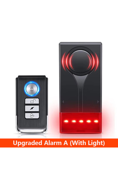 Choice6 Upgraded Alarm A Awapow Wireless Vibration Bike Alarm With Remote Con...