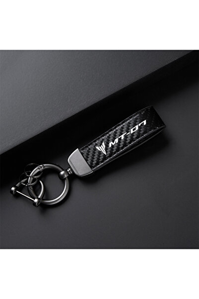 Choice سلسلة مفاتيح سلسلة مفاتيح من ألياف الكربون جلد للدراجات النارية MT07، ...