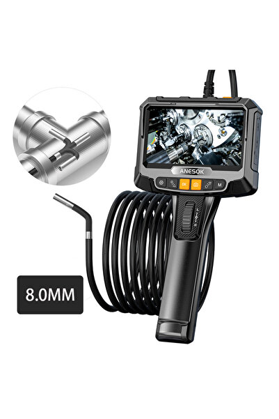 Choice1 كاميرا فحص داخلية ثنائية العدسة قابلة للدوران 360 درجة، مقاس 5 بوصات،...