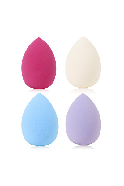 Choice8 4 قطع لون 01، 4 قطع إسفنجة مكياج، إسفنجة بودرة، كرة تجميل، إسفنجة بود...