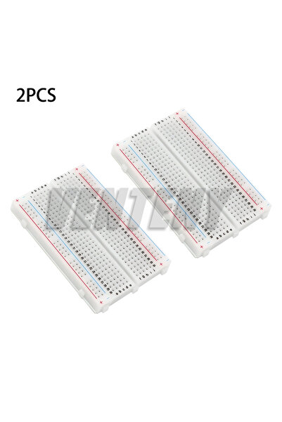 Choice6 2 pcs 1-10pcs 400 Tie Points Solderless PCB Breadboard Mini Universal...