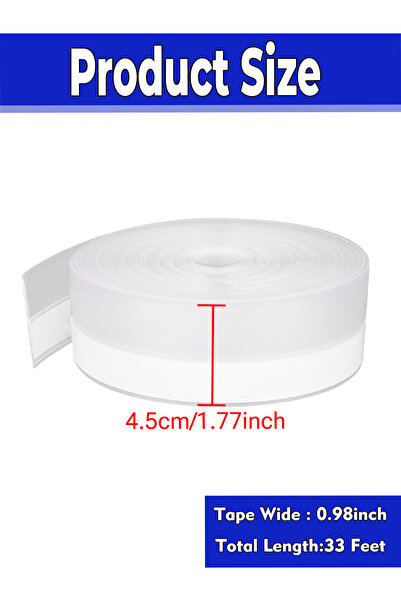 Choice3 شريط لاصق ذاتي لإحكام إغلاق الأبواب والنوافذ، 45 × 10 م، معجون مقاوم ...