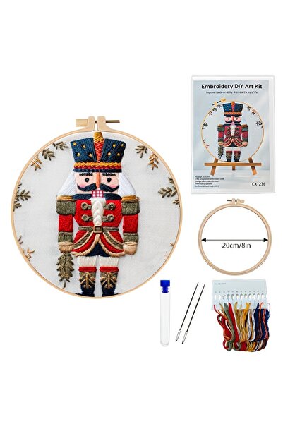 Choice1 مجموعة مواد التطريز اليدوي لعيد الميلاد من PURPLE 1 هي مجموعة مواد يم...