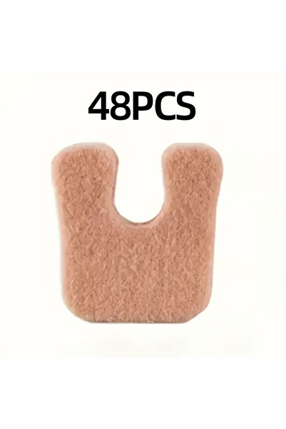 Choice1 White-48PCS U-Shaped Felt Callus Pads Metatarsal Foot Pads Insert Pad...