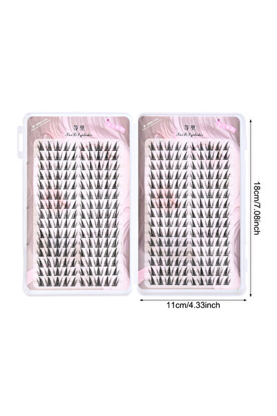 Choice1 مجموعة رموش صناعية ثلاثية الأبعاد منفوشة ورقيقة مكونة من 30 صفًا، يمك...