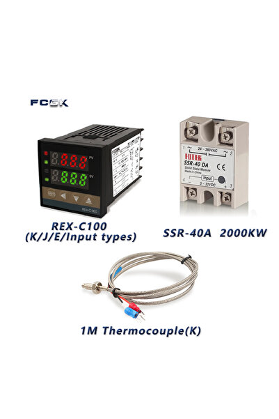 Choice3 100-240 فولت، مجموعة B، مخرج SSR 2، وحدة تحكم درجة الحرارة REX-C100 P...