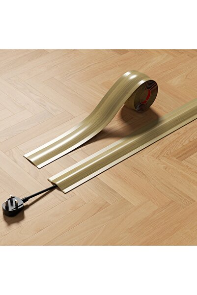 Choice5 غطاء سلك ناعم عالي الجودة، أصفر-ج-4.2-100 سم، غطاء كابل أرضي مرن من م...