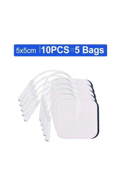 Choice1 ١٠ قطع (عبوة من ٥ قطع) ٥×٥ سم، ١٠/٢٠ قطعة من وسادات الأقطاب الكهربائي...