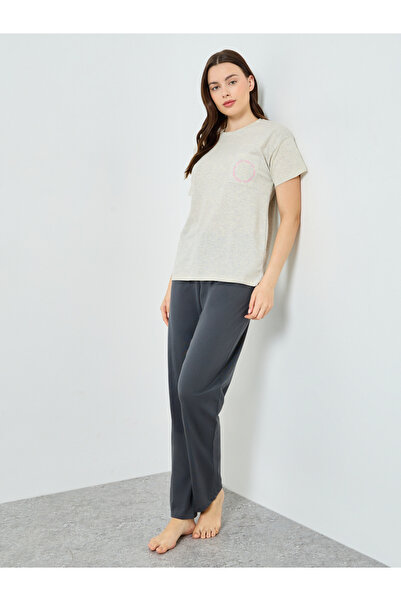 Styli Women Miracles Pocket Print Top and Pyjama Set